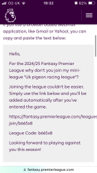 Fantasy league
