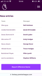 Fantasy leaguev